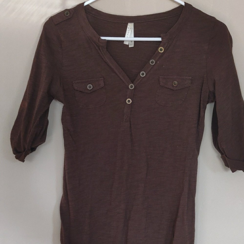 Brown blouse